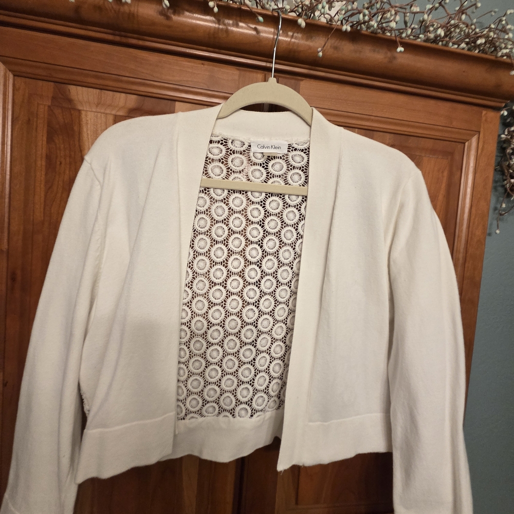 Calvin Klein Women's Cream Sweater
